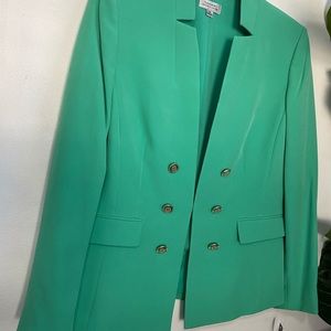 NWT Tahari blazer green 14
